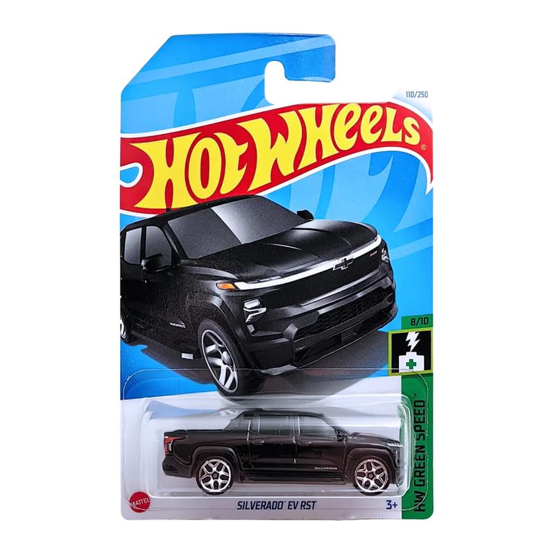 Smily Buds - Hot Wheels Silverado EV RST HW Green Speed Ages 3+ Years