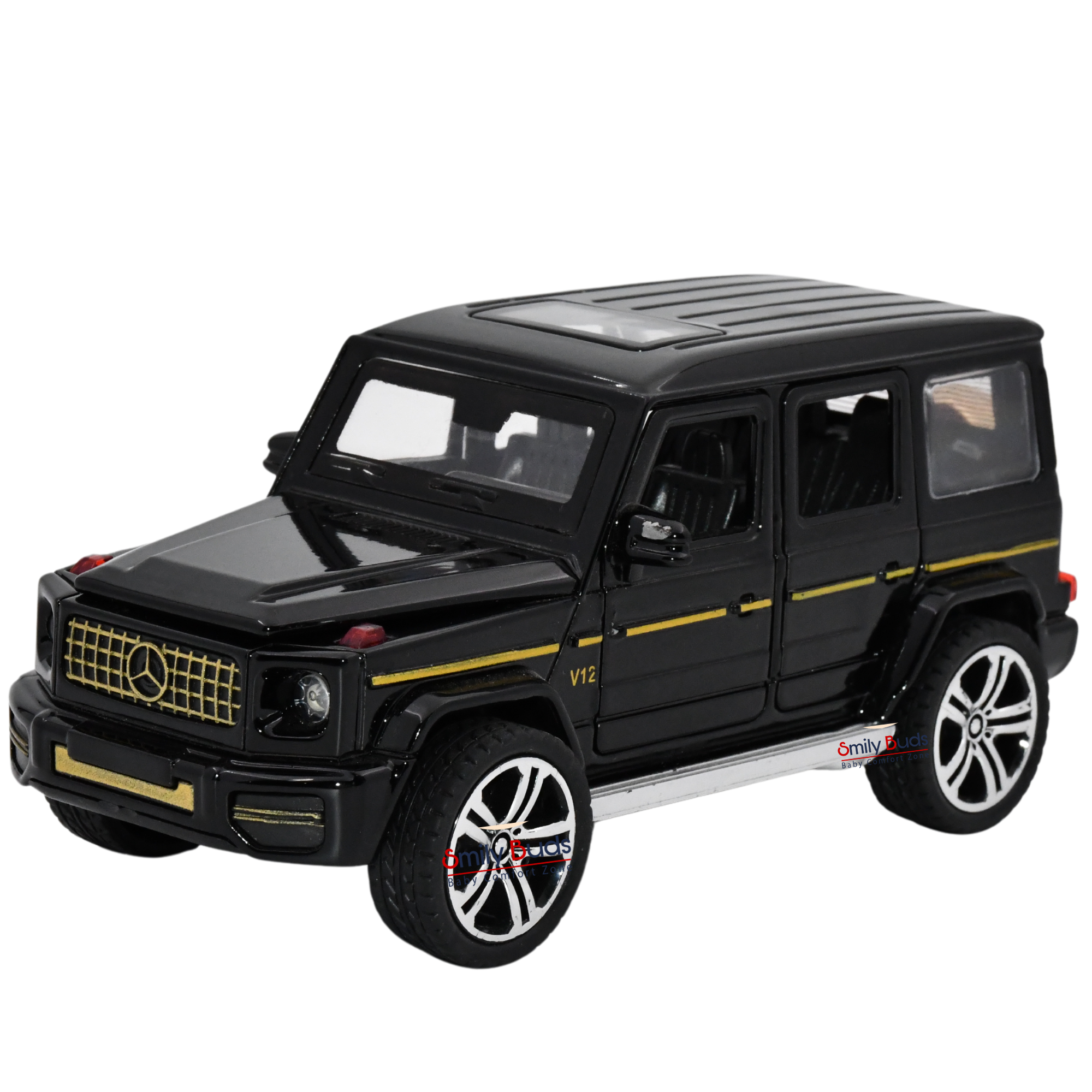 Mercedes-Benz AMG G63 Benz Model Car Gwagon 1:32 Exclusive Alloy Metal Pull Back Die-cast Car Openable Doors & Light Music