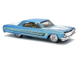 Smily Buds Hot Wheels 64 Impala Layin Low Ages 3 and Up 95/250 (Blue)
