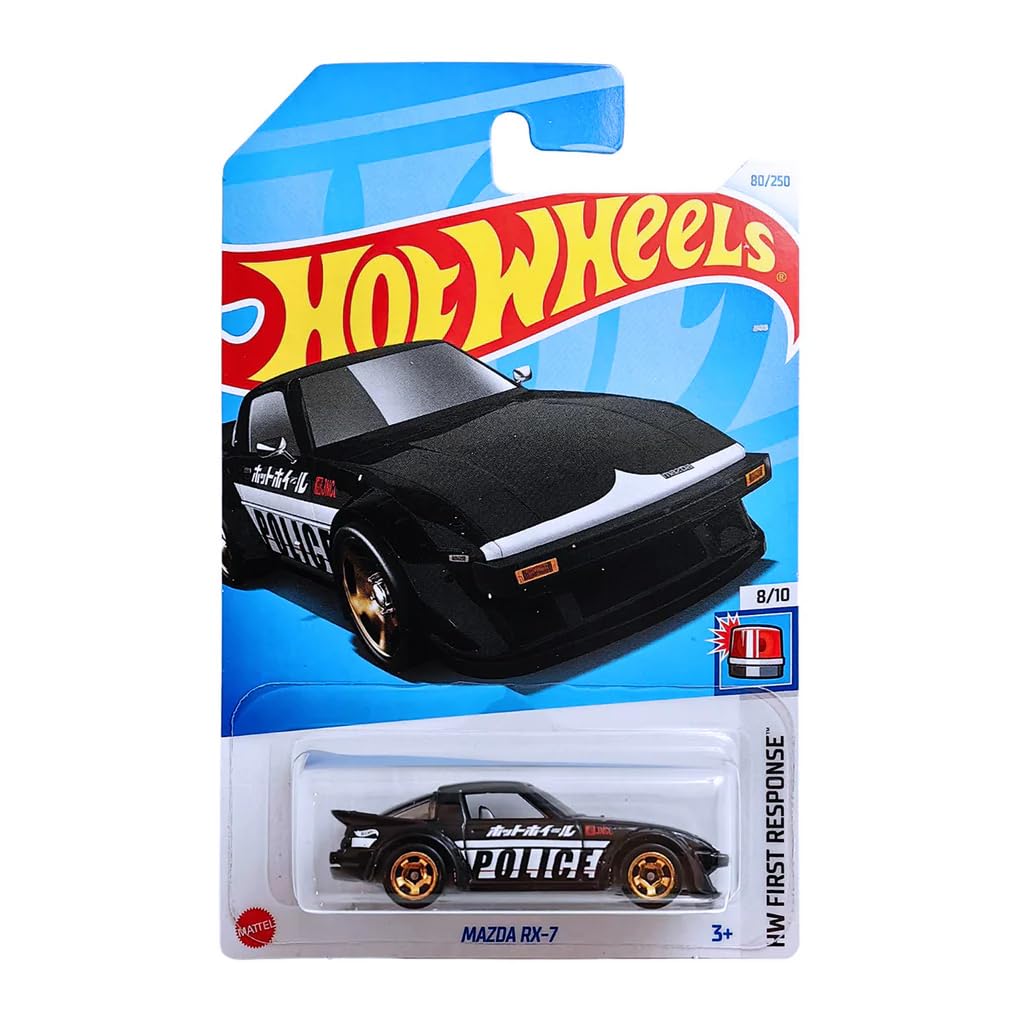 Smily Buids - Hot Wheels 1:64 Mazda RX 7 HW First Response 3+ Years