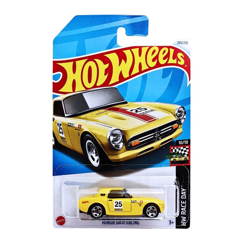 Smily Buds - Hot Wheels 1:64 Scale Honda S800 Racing HW Race Day for Ages 3