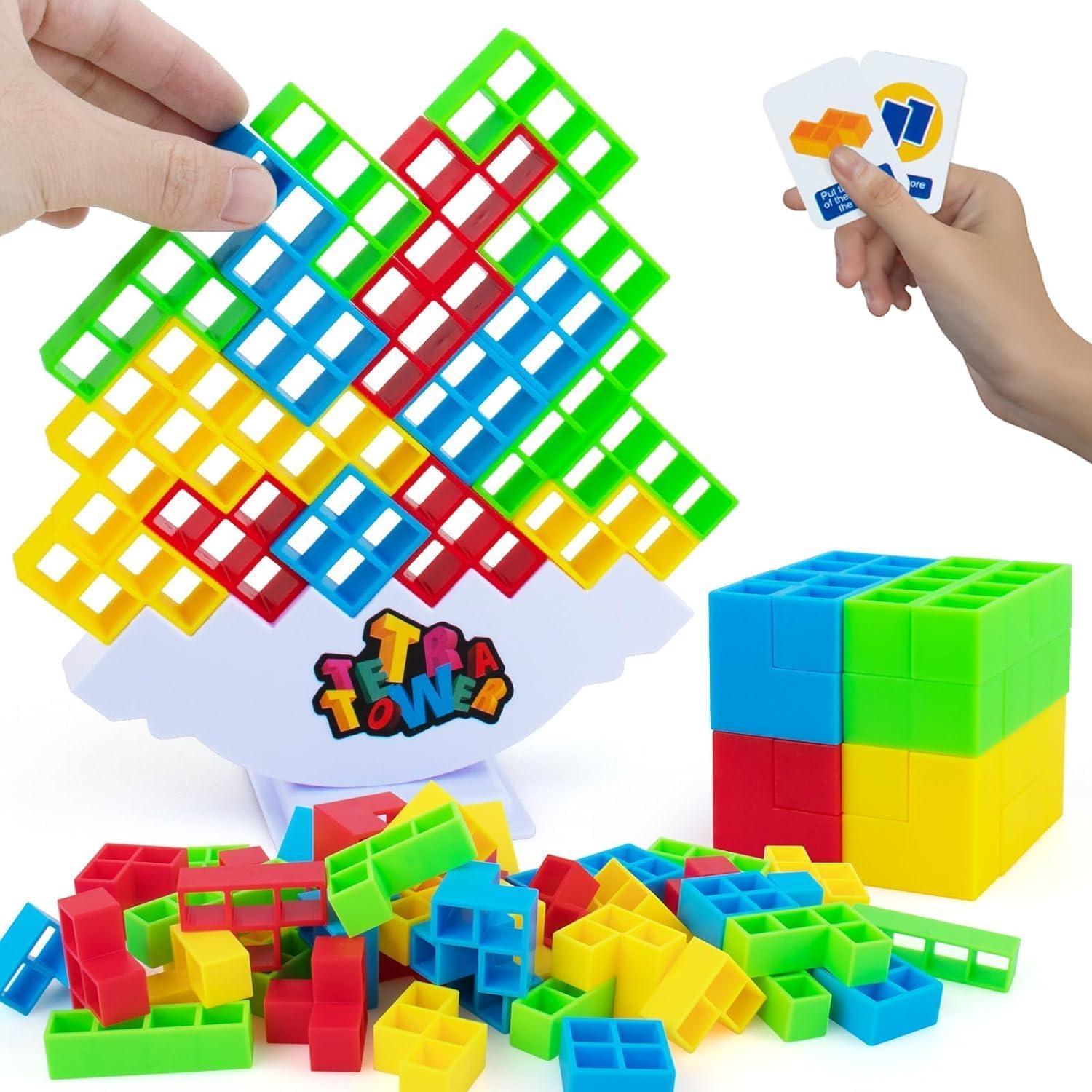 Smily Buds Balance Building Block Game – 32 PCS Colorful Educational Toy for Kids