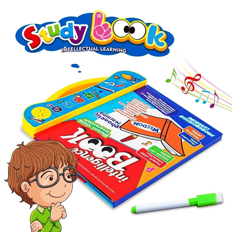 Smily Buds - Interactive Children Book -Musical English Educational Phonetic Learning Book for 3 + Year Kids, Boys, Toddlers