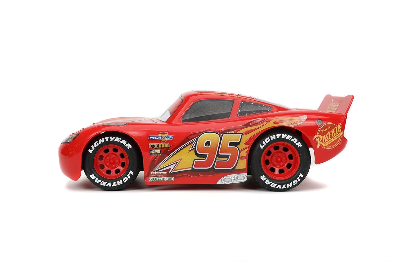 Smily Buds Die-Cast Metal Body MCQueen Disney Car Pull-Back Action, with Lights & Music, Miniature Scaled 1:36