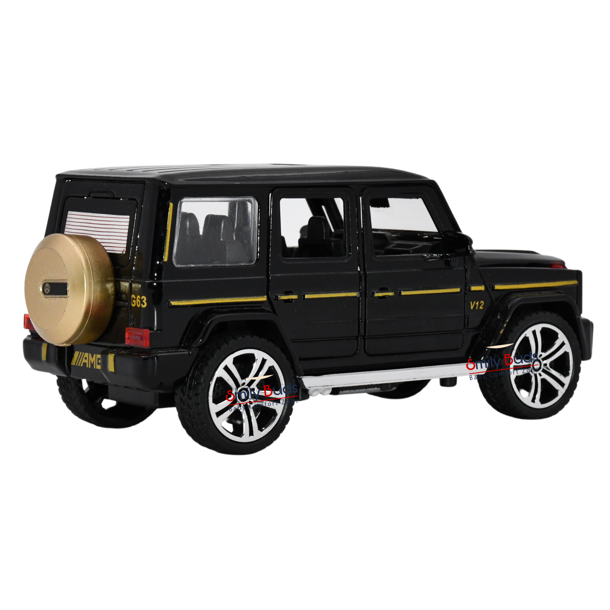 Mercedes-Benz AMG G63 Benz Model Car Gwagon 1:32 Exclusive Alloy Metal Pull Back Die-cast Car Openable Doors & Light Music