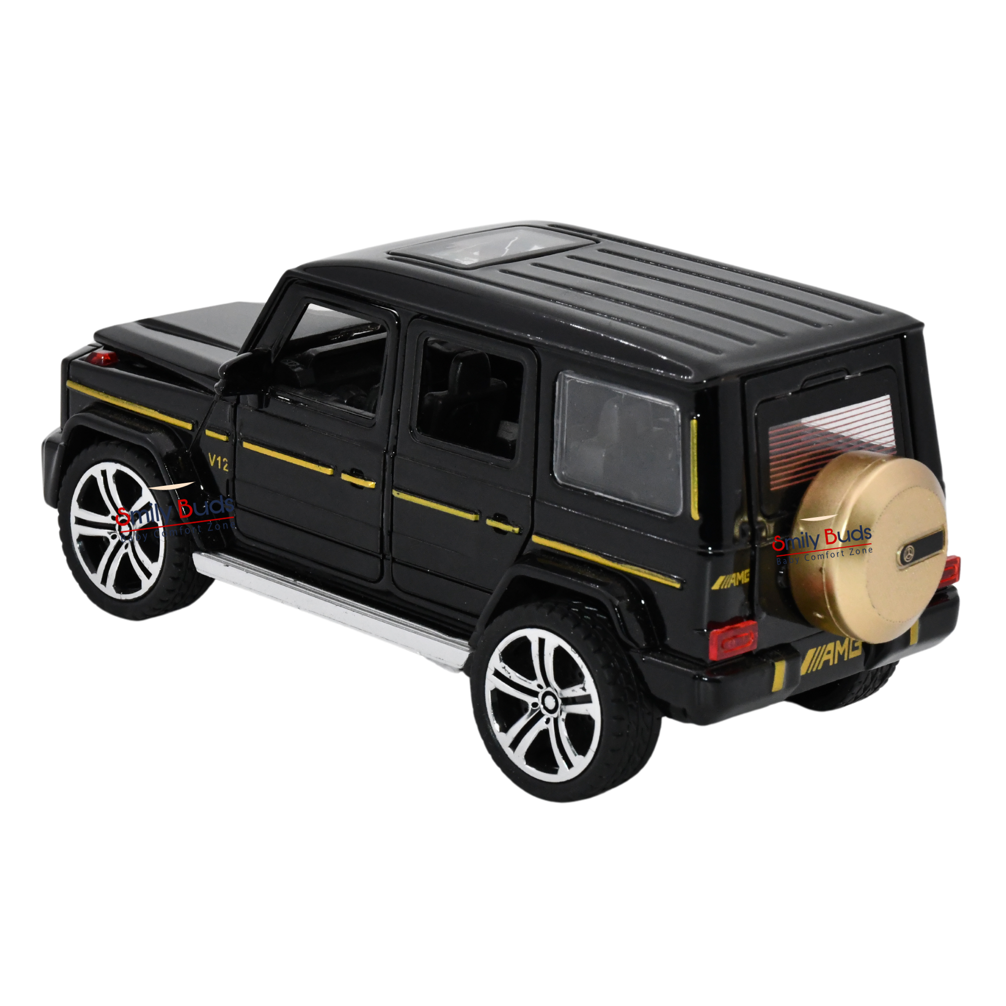 Mercedes-Benz AMG G63 Benz Model Car Gwagon 1:32 Exclusive Alloy Metal Pull Back Die-cast Car Openable Doors & Light Music