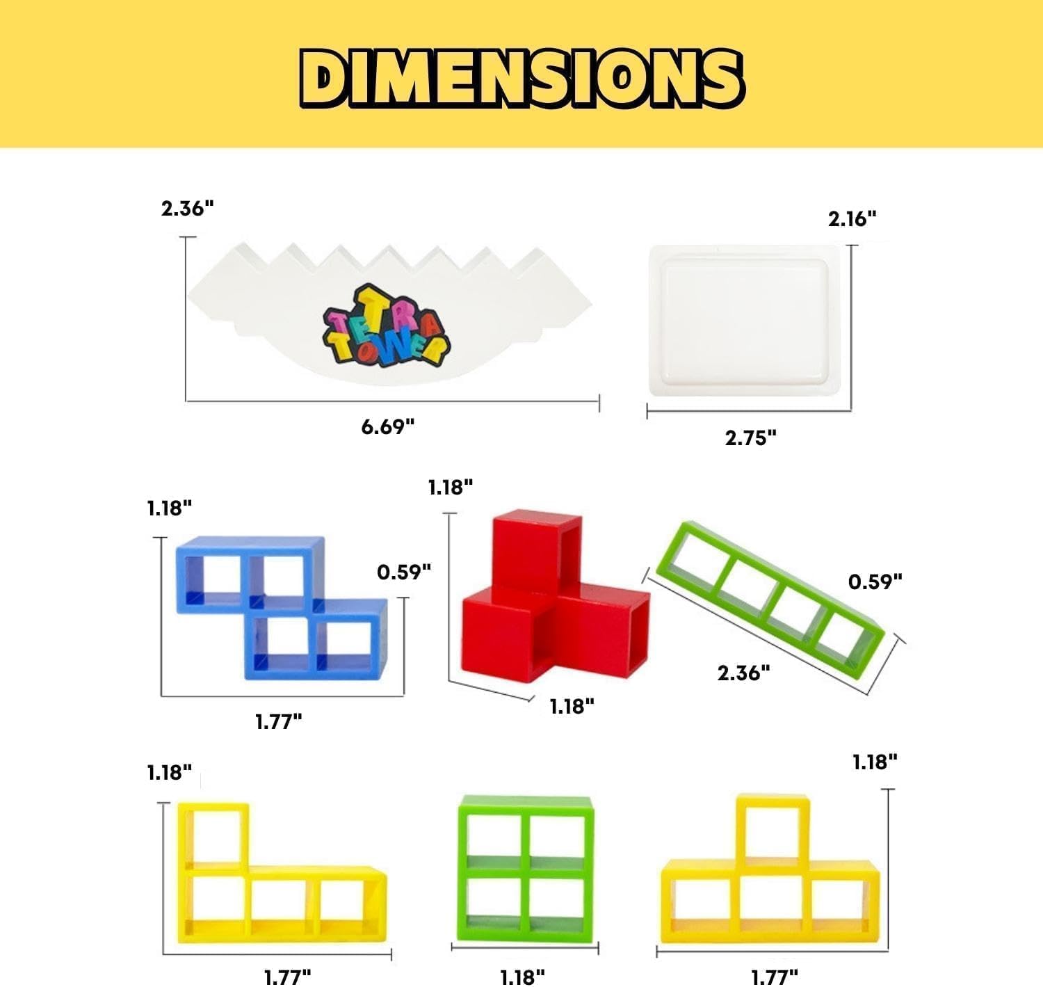 Smily Buds Balance Building Block Game – 32 PCS Colorful Educational Toy for Kids