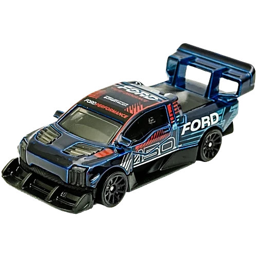 Smily Buds - Hot Wheels Ford F-150 Lightning Supertruck Truckin Along Ages 3 and Up 151/250 (Blue)