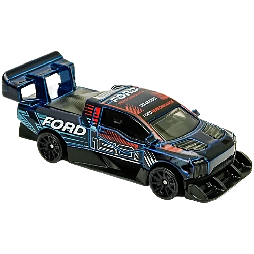 Smily Buds - Hot Wheels Ford F-150 Lightning Supertruck Truckin Along Ages 3 and Up 151/250 (Blue)