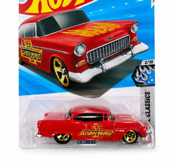 Smily Buds - Hot Wheels 55 Chevy Rod Squad Ages 3 and Up 180/250, 2/10 (Red)