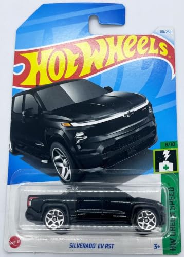 Smily Buds - Hot Wheels Silverado EV RST HW Green Speed Ages 3+ Years