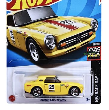 Smily Buds - Hot Wheels 1:64 Scale Honda S800 Racing HW Race Day for Ages 3