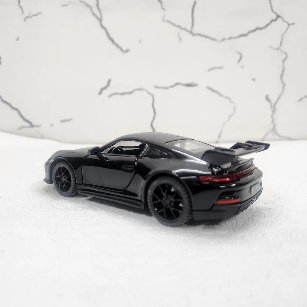 Smily Buds Diecast Alloy Metal Porsche Pull Back Toy Die-Cast with Openable Doors & Light Music Best Gifts Toys Kids