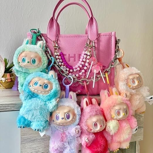 Smily Buds The Monster Big into Energy Series-Vinyl Plush Pendant Blind Box Surprise Color 1 Pcs