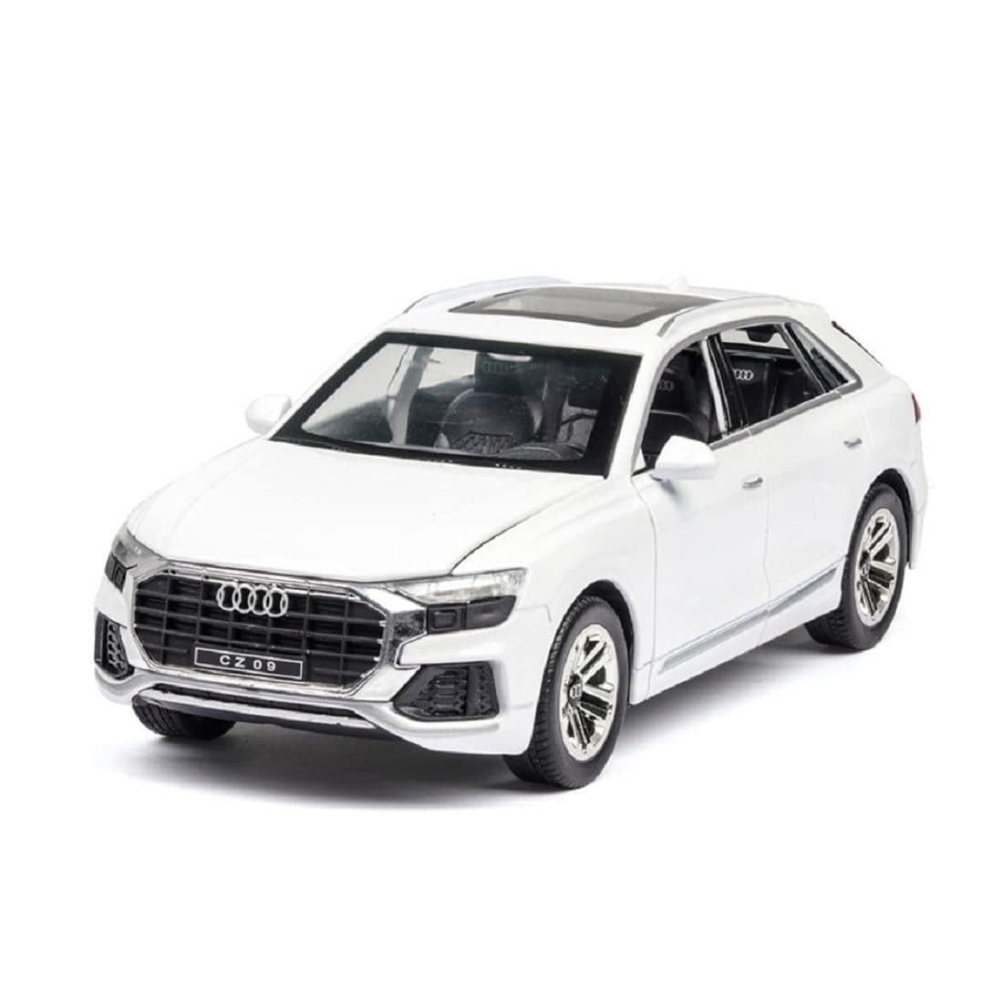 Smily Buds - Diecast Metal Audi Q8 SUV Simulation Alloy Car Model Toy with Sound Light