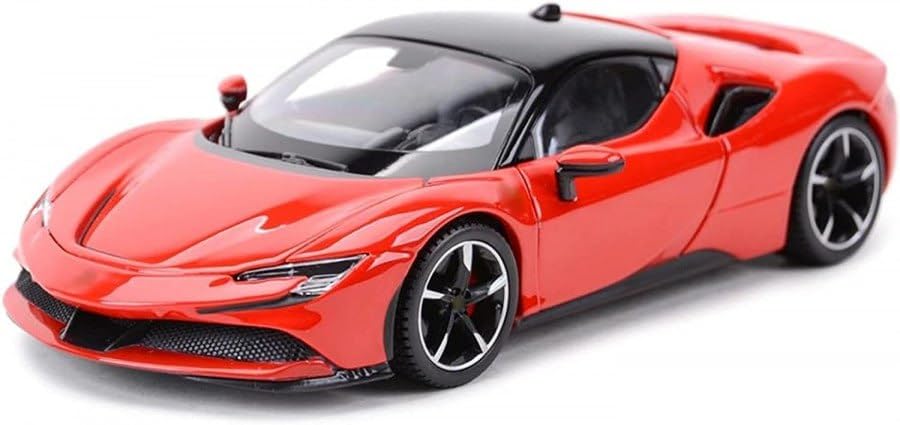 Smily Buds Die-Cast Car Model - Ferrari Red Sports Car with Openable Doors (1:32 Scale)