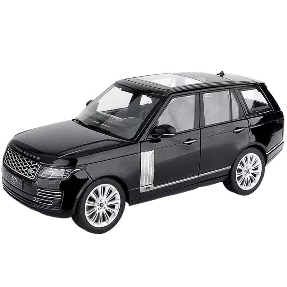 Smily Buds - 1:32 Scale Range Rover Alloy Pull Back Die-cast Car Model with Sound & Light | Premium Metal Toy for Kids & Collectors - Black