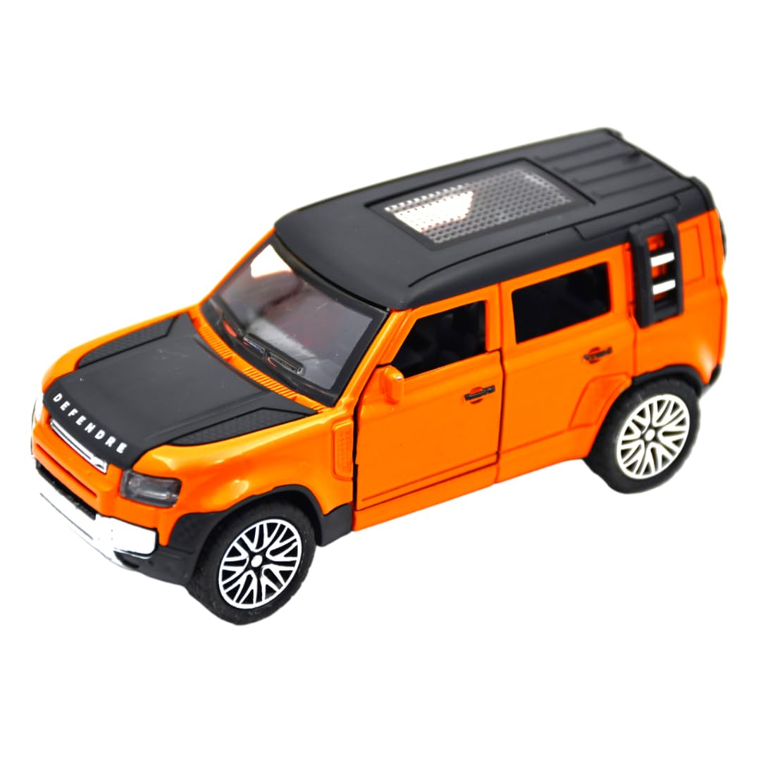 Smily Buds - Scale 1:36 Diecast Metal Car Model Defender Toy Cars for Kids Pull Back Openable Doors