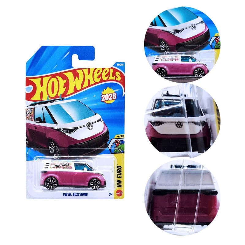 Smily Buds - Hot Wheels VW ID.Buzz Bomb HW Euro Ages 3 and Up 86/250 (Multi)