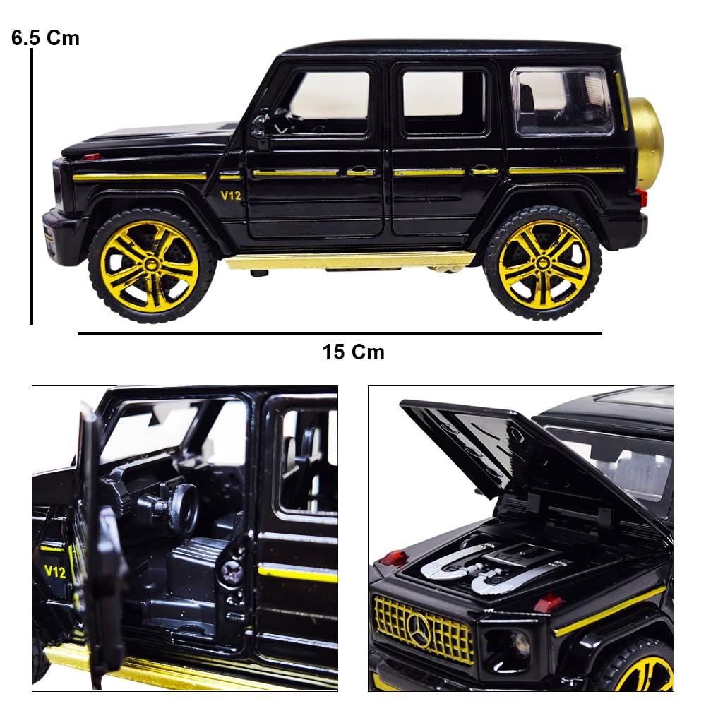 Mercedes-Benz AMG G63 Benz Model Car Gwagon 1:32 Exclusive Alloy Metal Pull Back Die-cast Car Openable Doors & Light Music