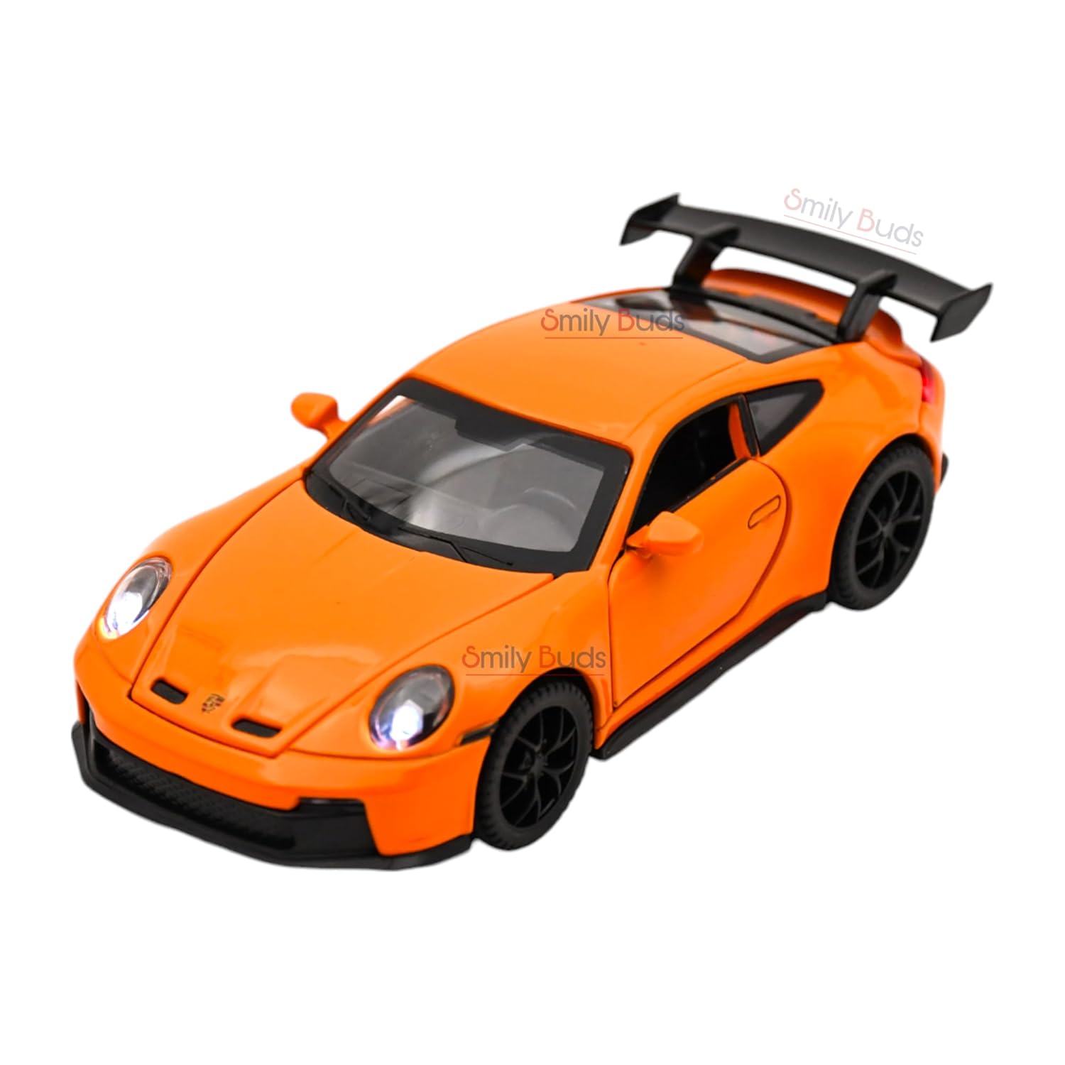 Smily Buds Diecast Alloy Metal Porsche Pull Back Toy Die-Cast with Light Music Best Gifts Toys Kids