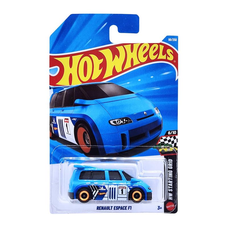 Smily Buds - Hot Wheels Renault Espace F1 HW Starting Grid Ages 3 and Up 99/250 (Blue)