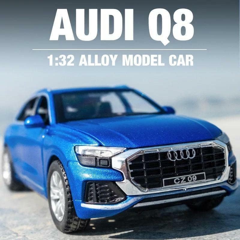 Smily Buds - Diecast Metal Audi Q8 SUV Simulation Alloy Car Model Toy with Sound Light