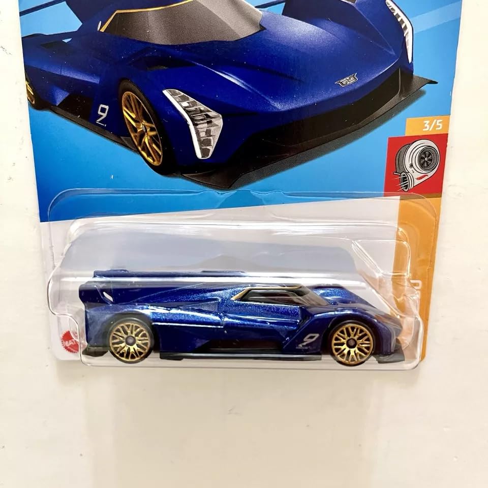 Smily Buds - Hot Wheels 2024 Cadillac 1:64 Project GTP Hypercar Ages 3 and Up (Blue)
