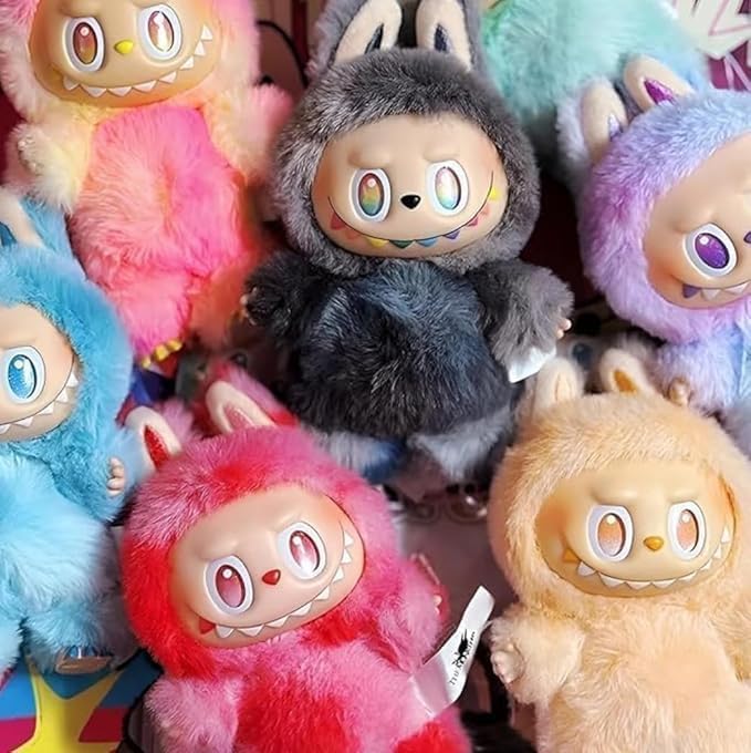 Smily Buds The Monster Big into Energy Series-Vinyl Plush Pendant Blind Box Surprise Color 1 Pcs