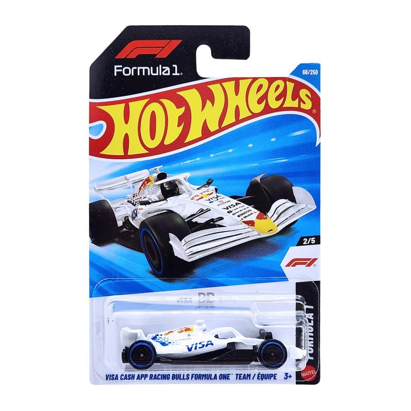 Smily Buds Collectors Imported Hot Wheels Racing Bulls Formula One Team [White] F1 2/5, 68/250, 1:64 Scale Diecast