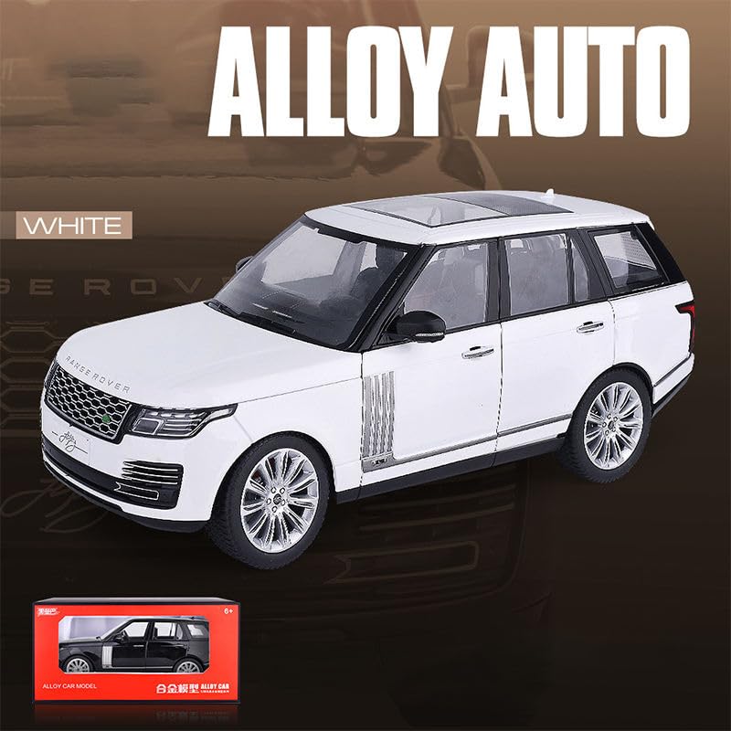 Smily Buds - 1:32 Scale Range Rover Alloy Pull Back Die-cast Car Model with Sound & Light | Premium Metal Toy for Kids & Collectors