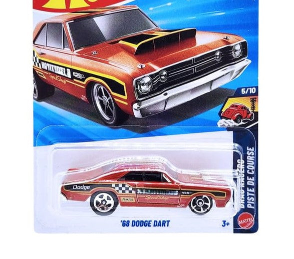 Smily Buds Hot Wheels 68 Dodge Dart Drag Racers Ages 3 and Up 104/250 (Orange)