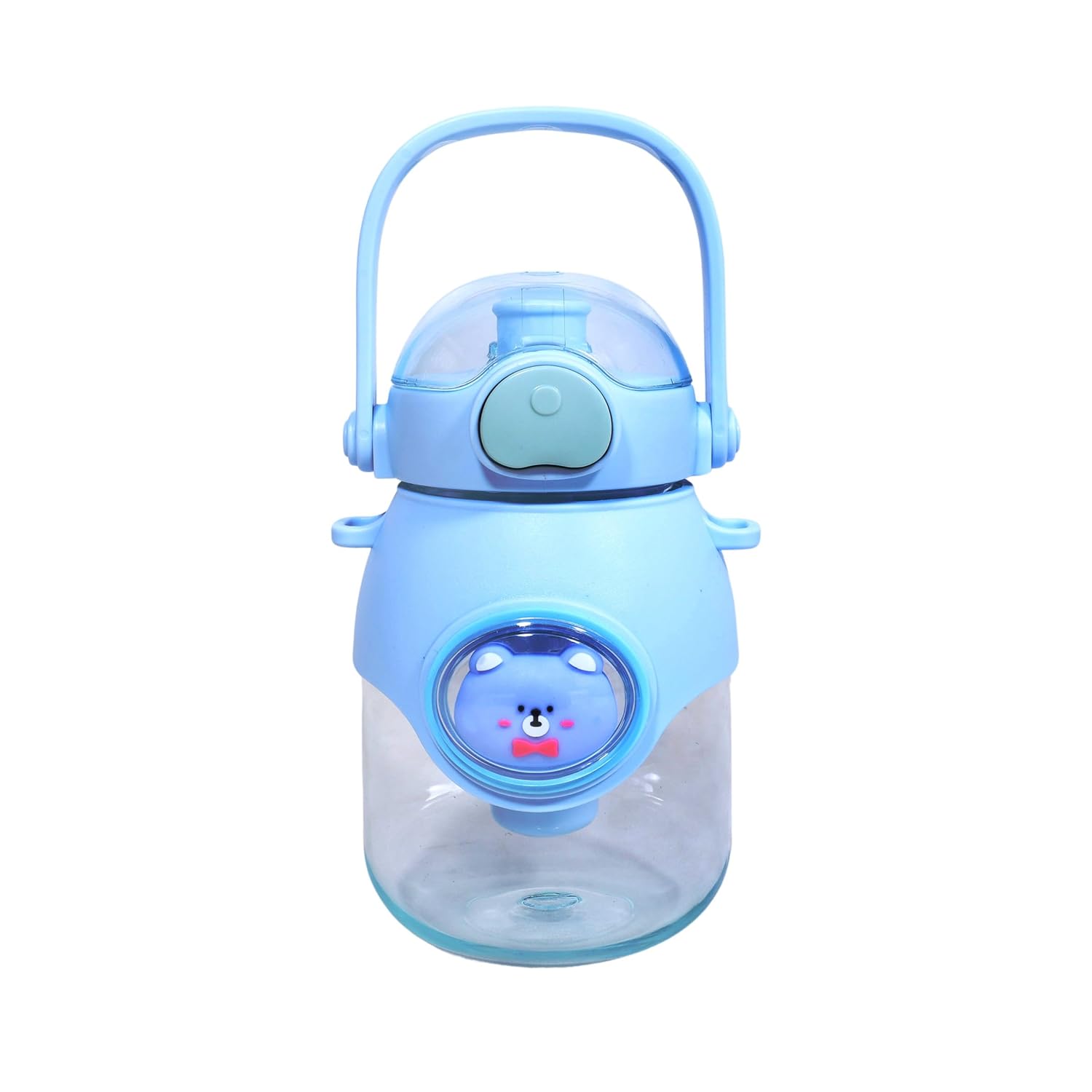 Smily Buds - Plastic Insulated Water Sipper / Bottle with Straw for Kids, 800ml