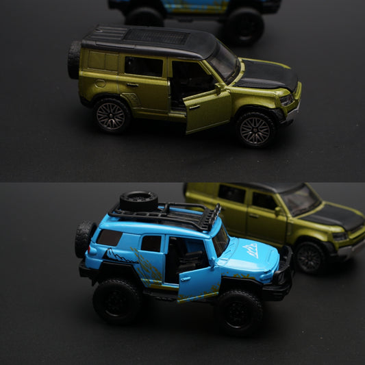 Smily Buds - Die-Cast Off-Road Wrangler Thar 4x4 and Defender Car Combo