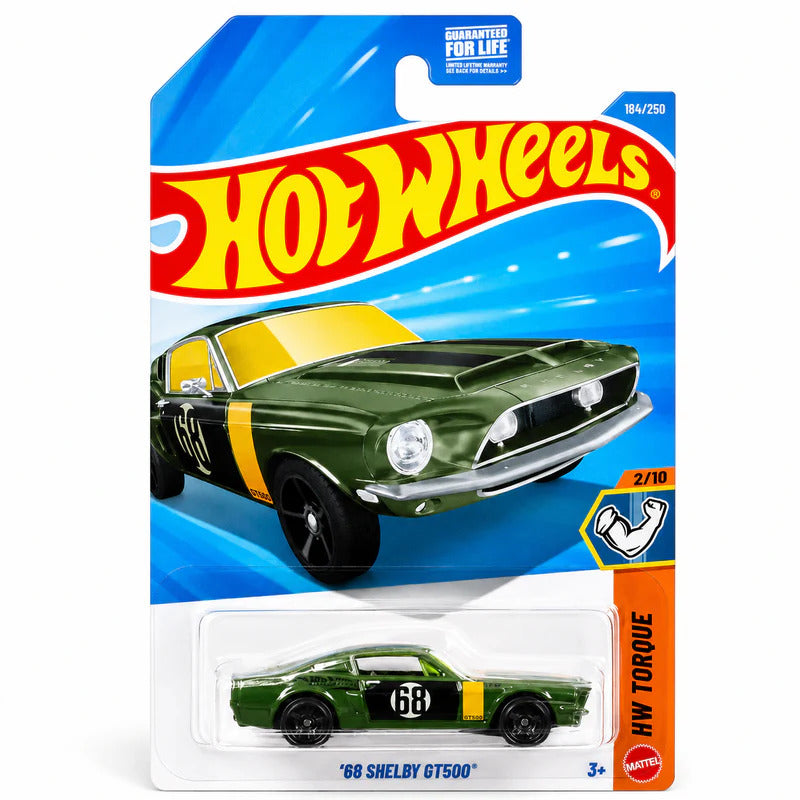 Smily Buds - Hot Wheels 1:64, 68 Shelby GT500 Go Ages 3 and Up 184/250