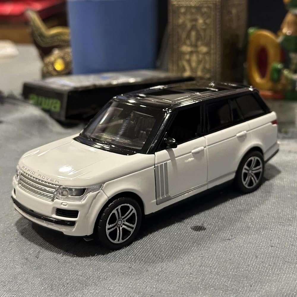 Smily Buds - 1:32 Scale Range Rover Alloy Pull Back Die-cast Car Model with Sound & Light | Premium Metal Toy for Kids & Collectors