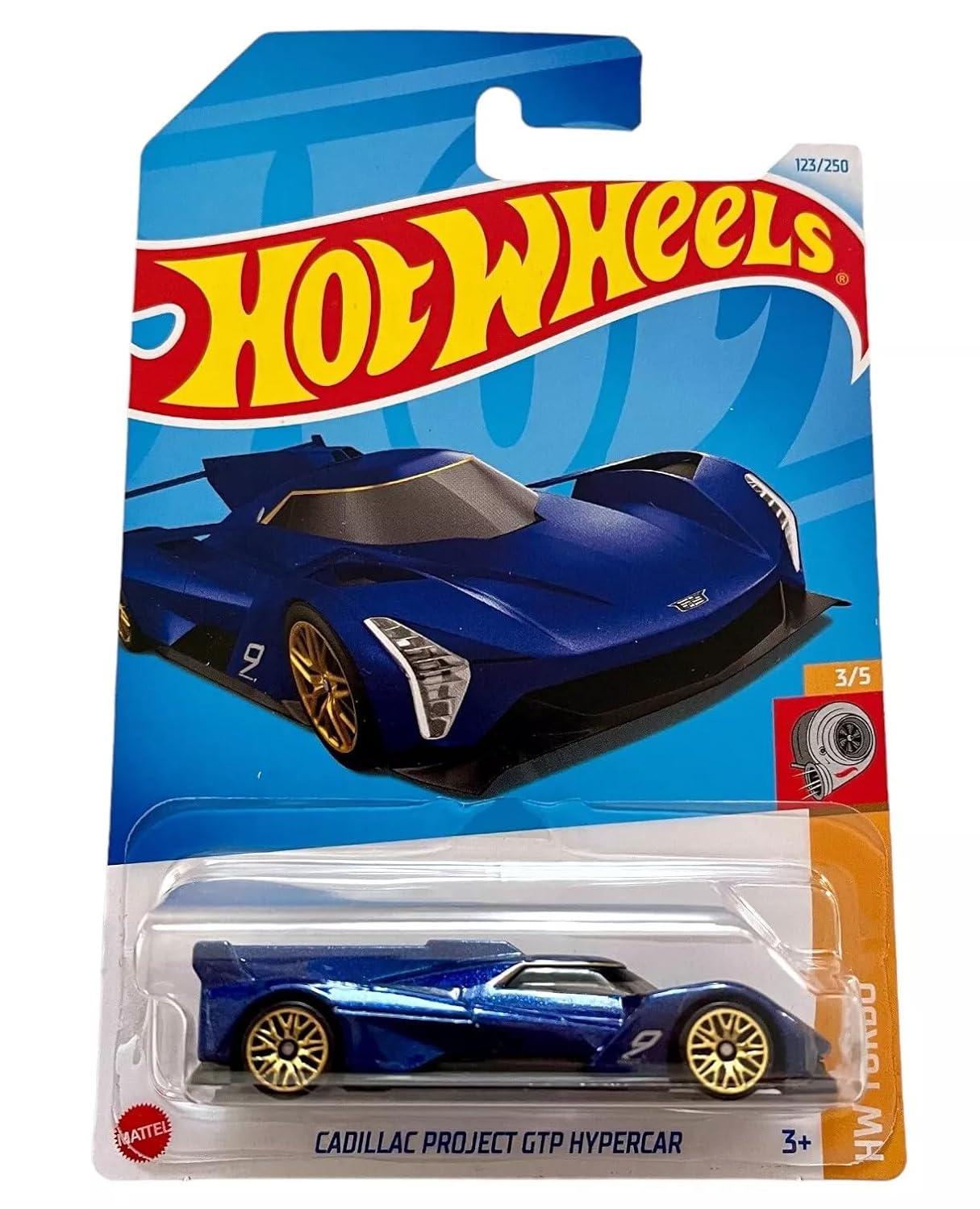 Smily Buds - Hot Wheels 2024 Cadillac 1:64 Project GTP Hypercar Ages 3 and Up (Blue)