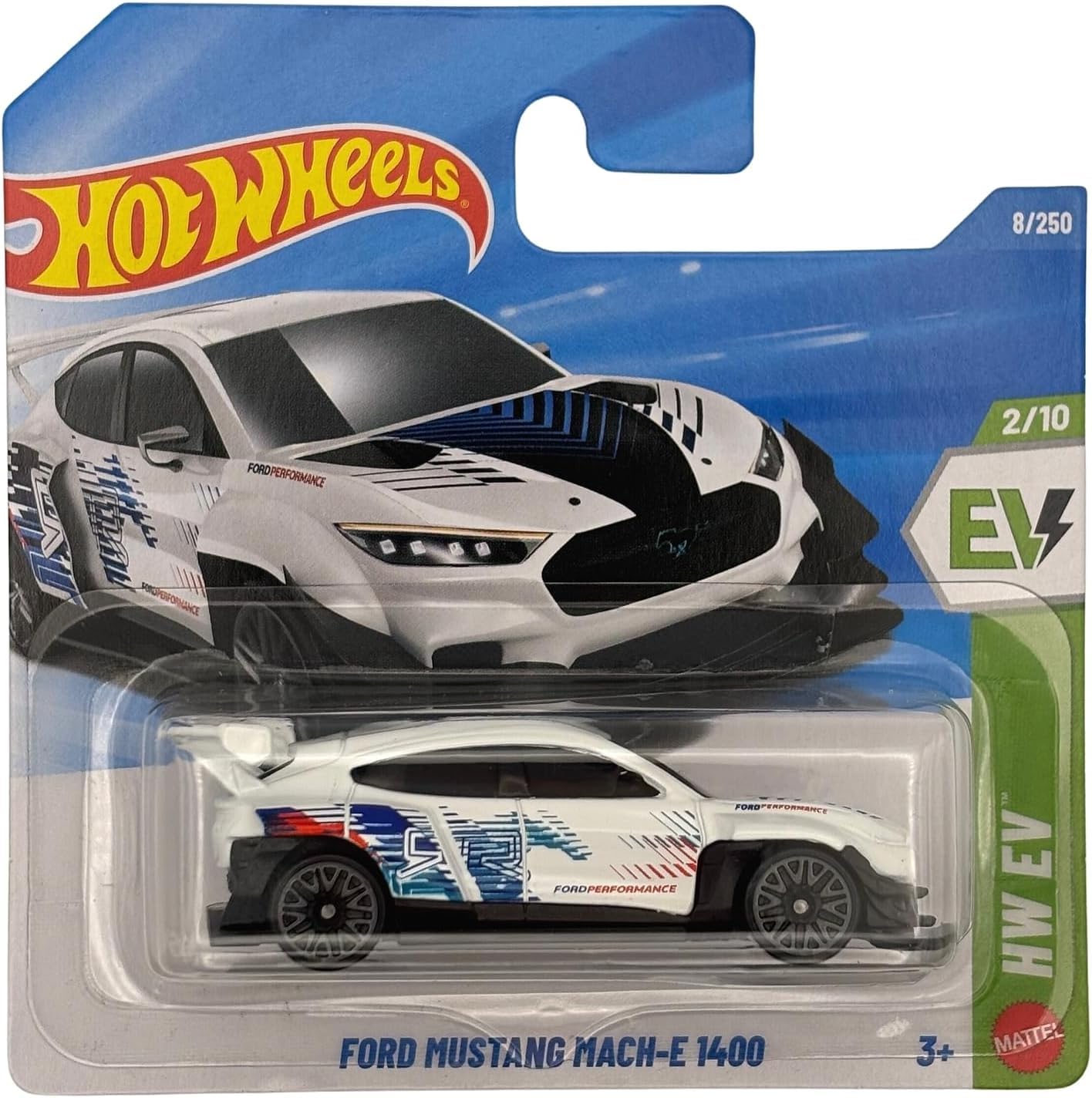 Smily Buds - Hot Wheels Ford Mustang Mach-E 1400 HW EV 2/10 (White)