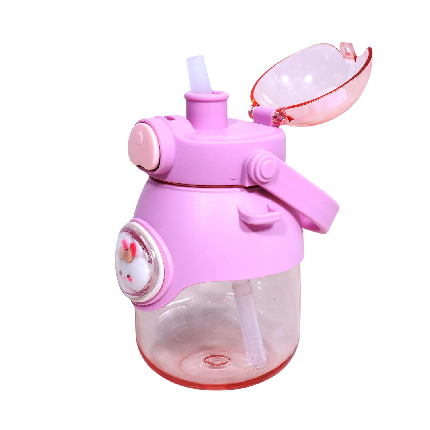 Smily Buds - Plastic Insulated Water Sipper / Bottle with Straw for Kids, 800ml