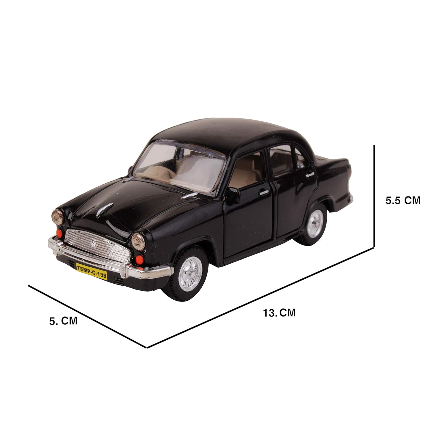 Smily Buds - ABS Plastic Toys Ambassador Car Scales 1:36 Openable Doors