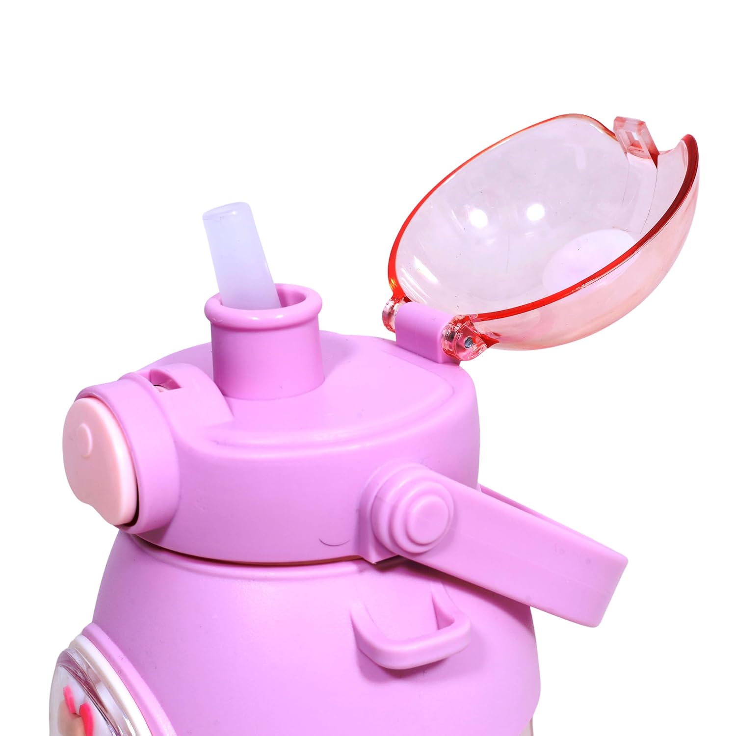 Smily Buds - Plastic Insulated Water Sipper / Bottle with Straw for Kids, 800ml