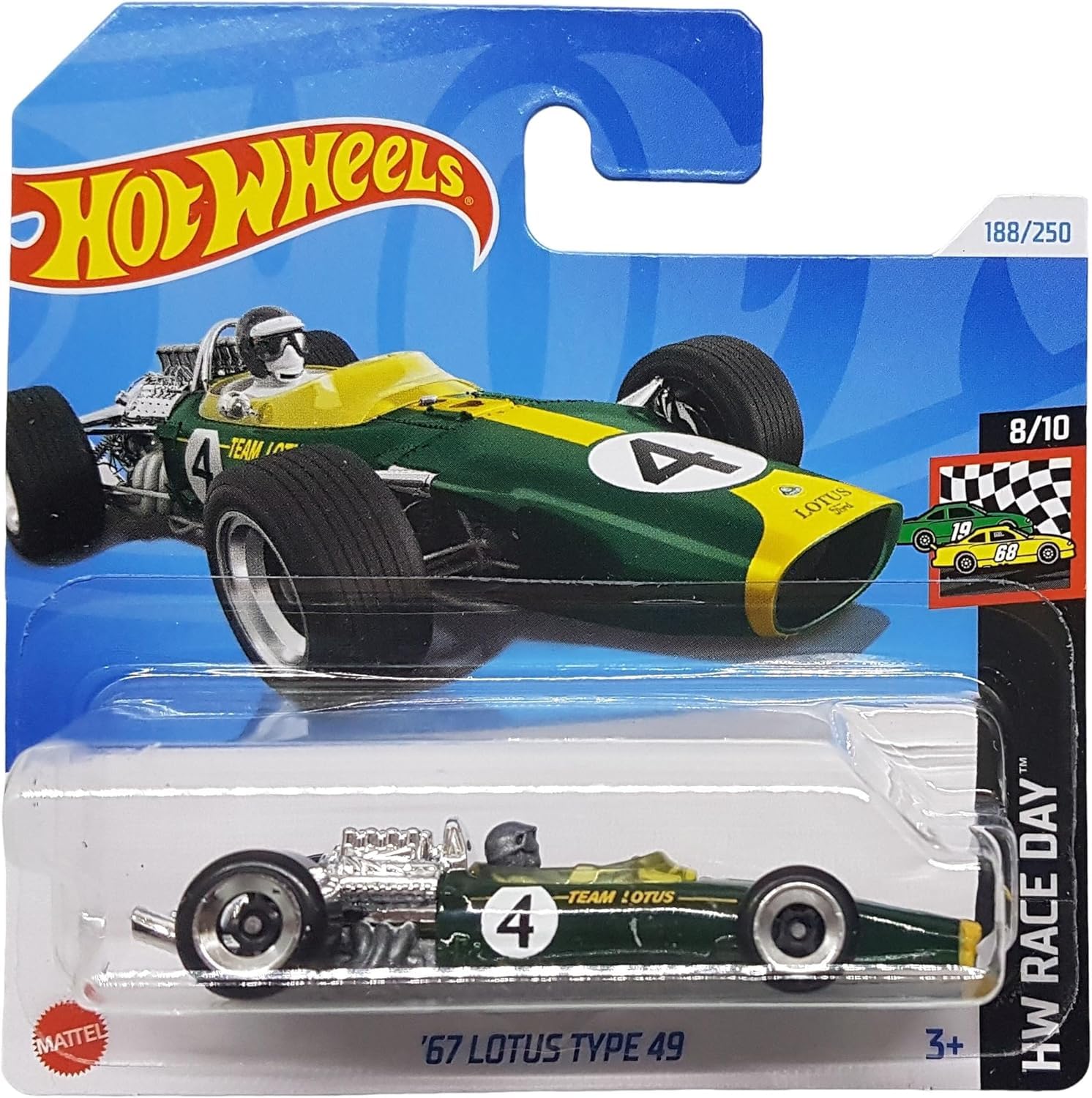 Smily Buds - 67 Lotus Type 49 HW 1:64 Race Day Ages 3 and up (Green)