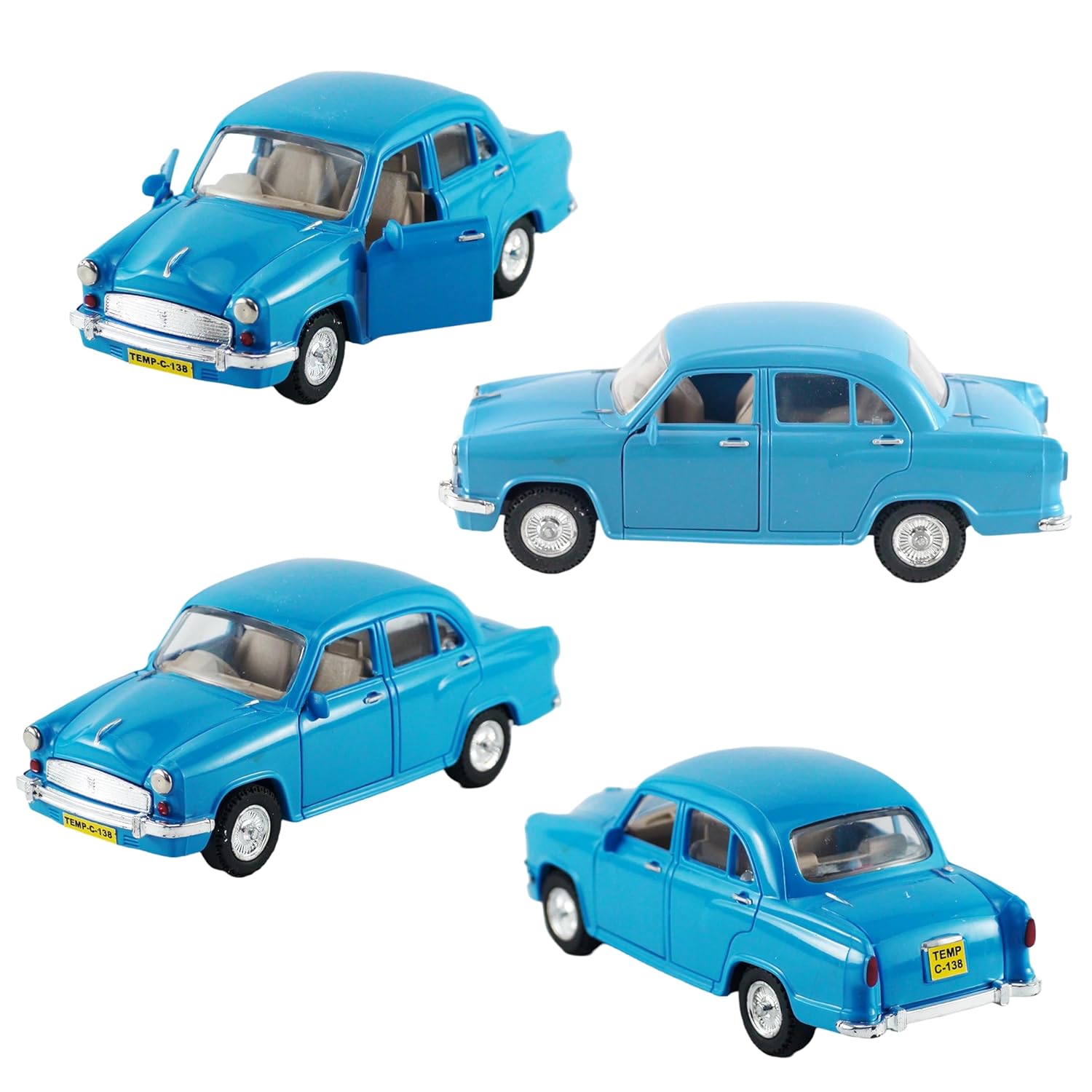 Smily Buds - ABS Plastic Toys Ambassador Car Scales 1:36 Openable Doors