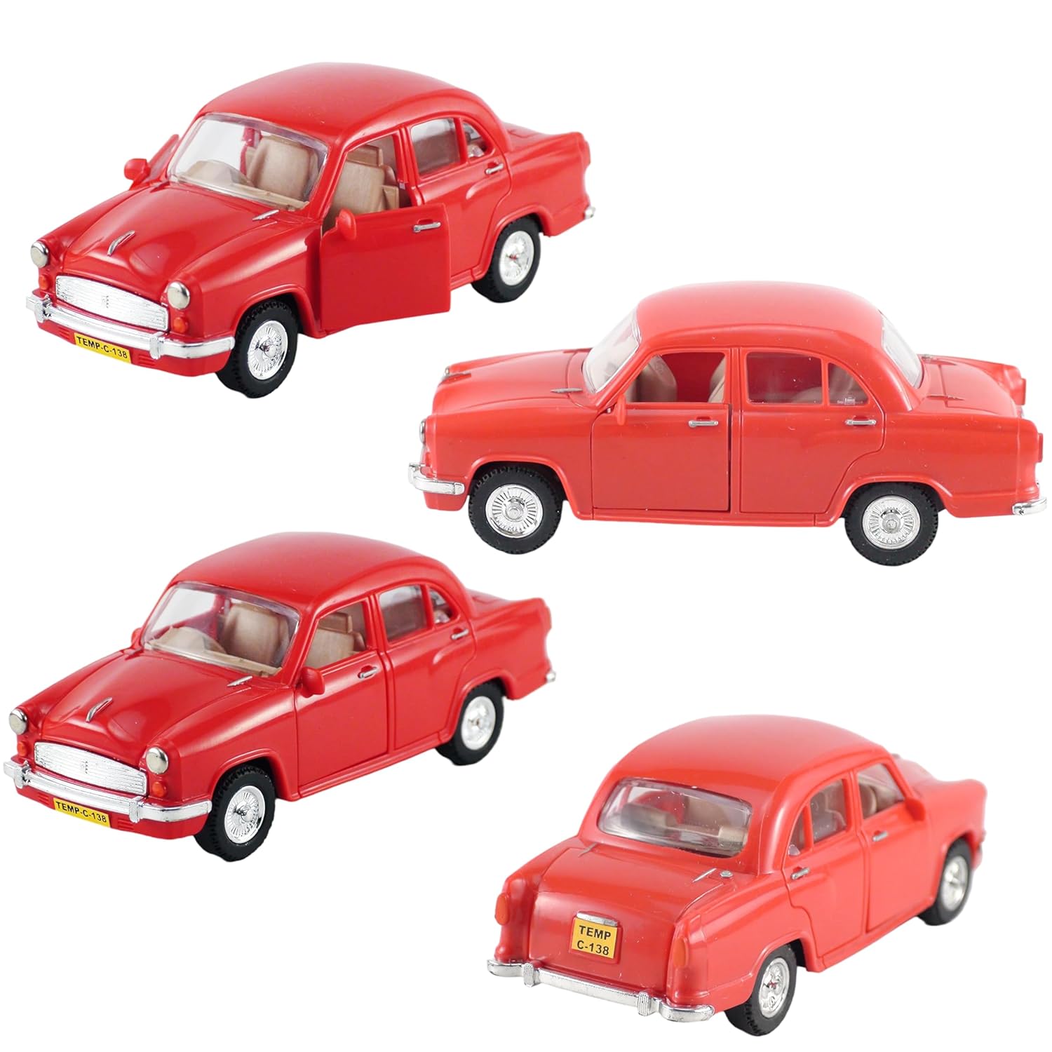 Smily Buds - ABS Plastic Toys Ambassador Car Scales 1:36 Openable Doors