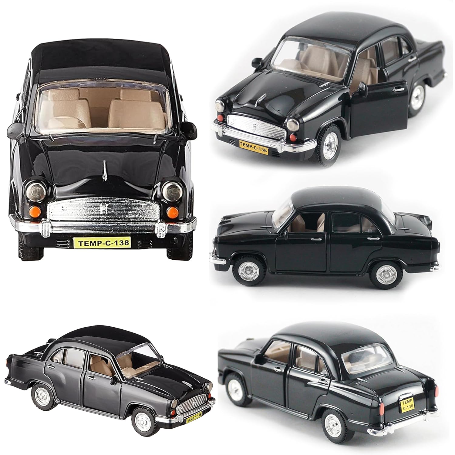 Smily Buds - ABS Plastic Toys Ambassador Car Scales 1:36 Openable Doors