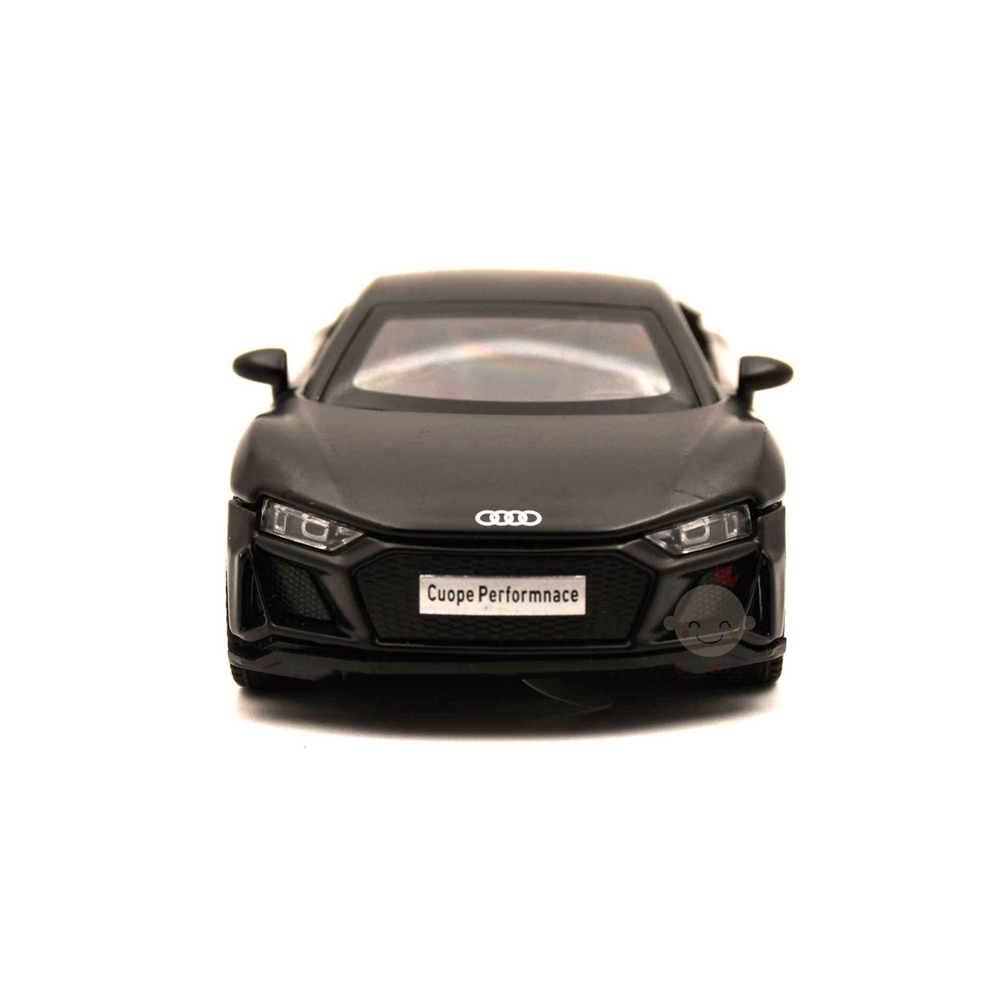 Smily Buds - Diecast Metal Car Model Audi Toy Cars for Kids Pull Back Openable Doors, Light & Music