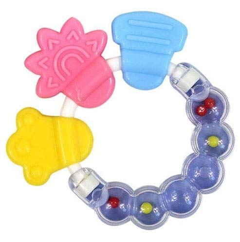 Smily Buds Teether Ring Toys for Baby BPA-Free Non-Toxic Toddler and Infant Baby Silicone Teether  (Mixed)