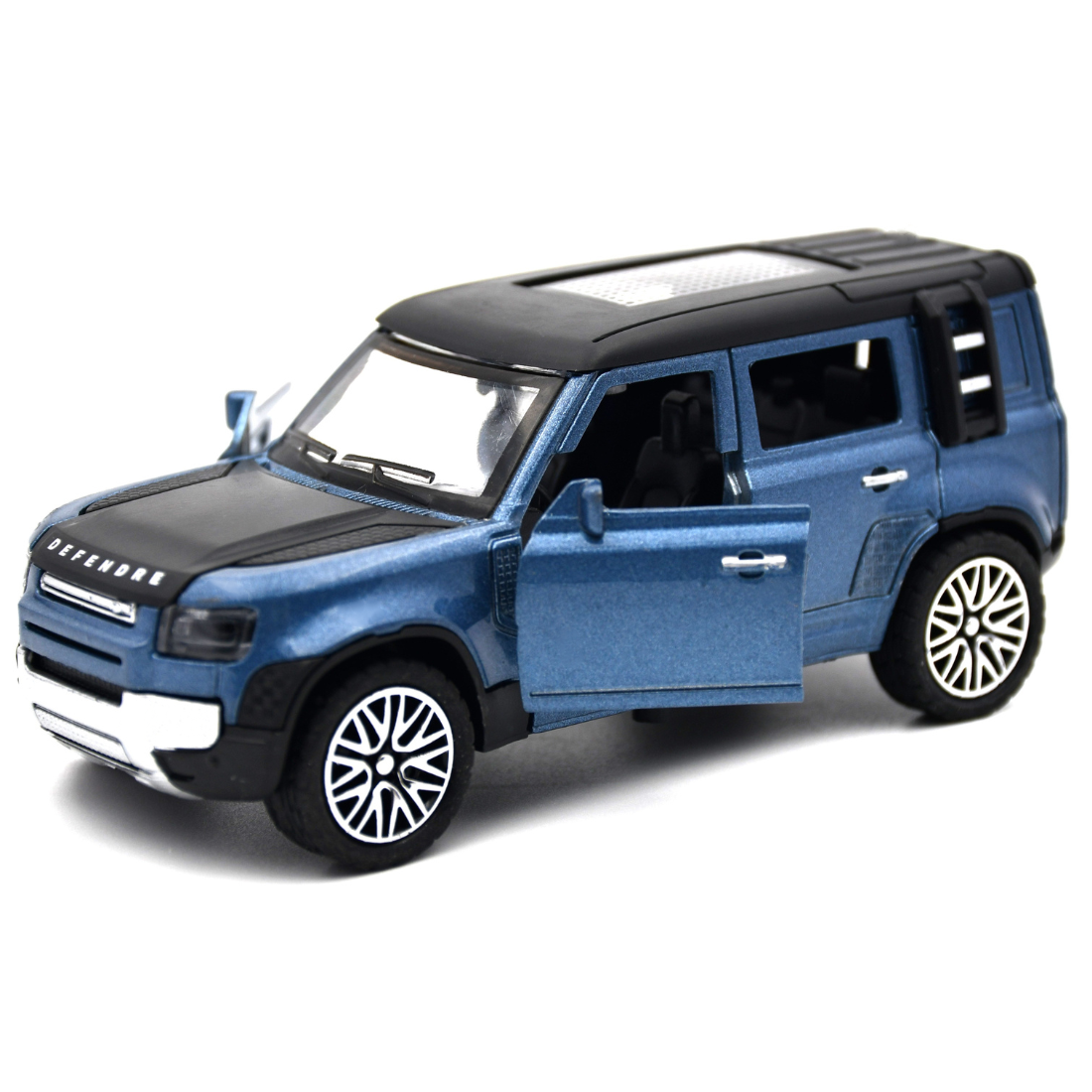 Smily Buds - Scale 1:36 Diecast Metal Car Model Defender Toy Cars for Kids Pull Back Openable Doors