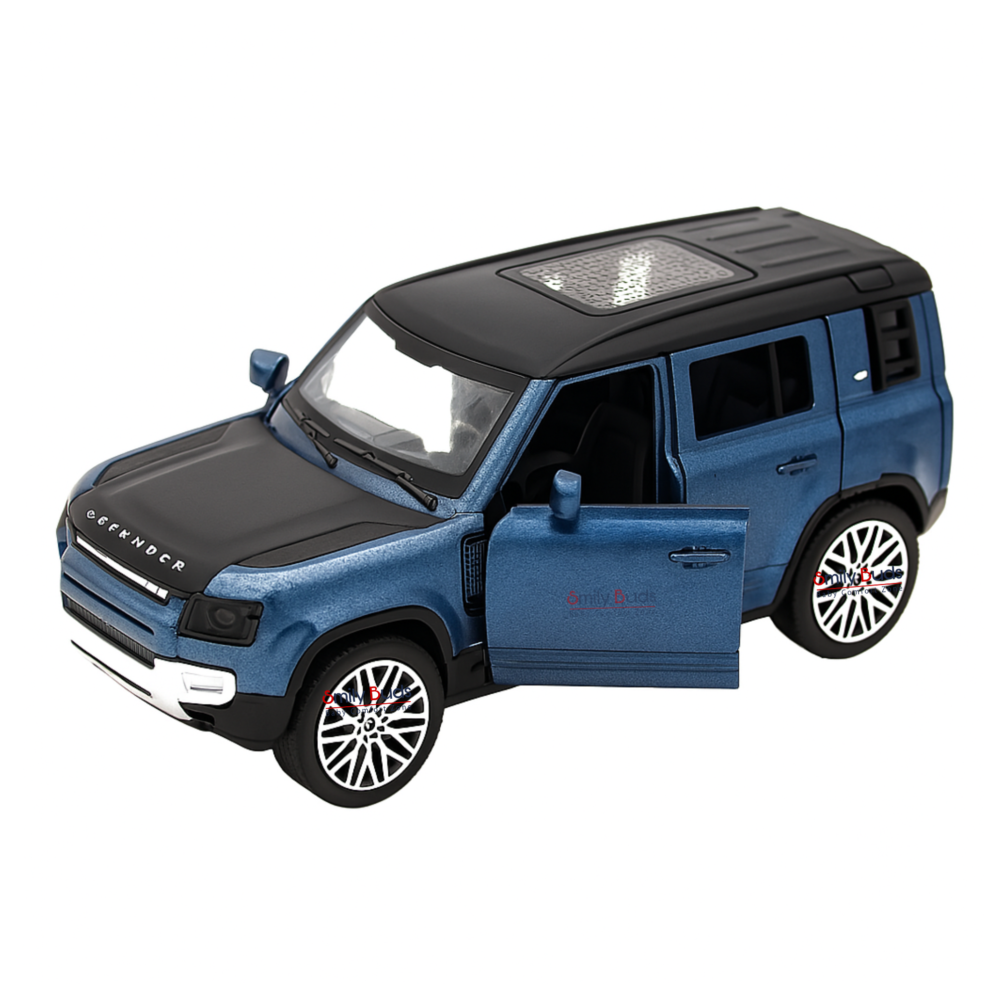 Smily Buds - Scale 1:36 Diecast Metal Car Model Defender Toy Cars for Kids Pull Back Openable Doors