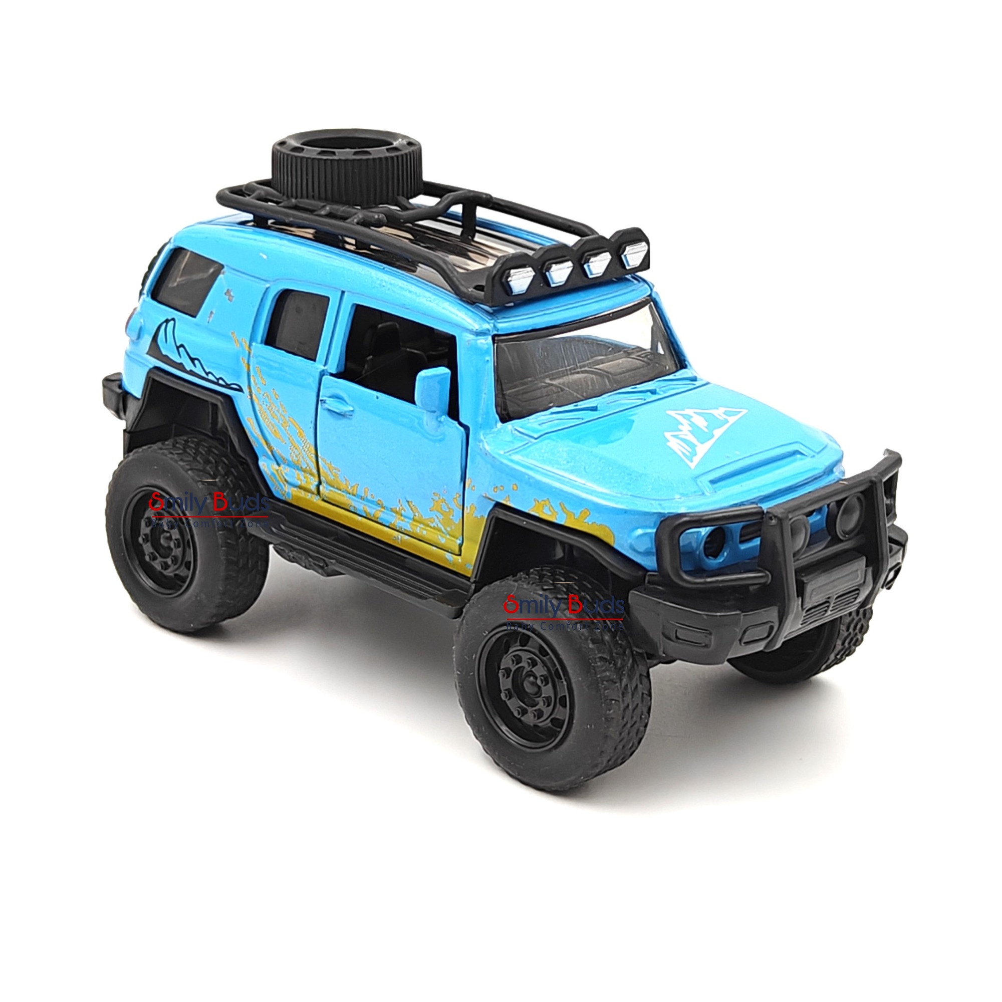 Smily Buds - Die-Cast Off-Road Thar 4x4 Vehicle Collection, 1:36 Scales - Orange